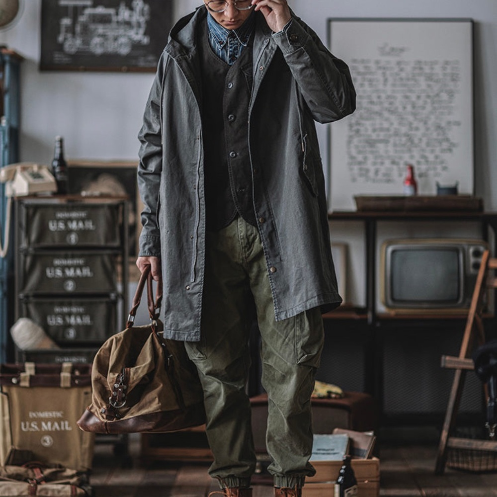 Parka American Vintage M-1951 Field Jacket in Gray
